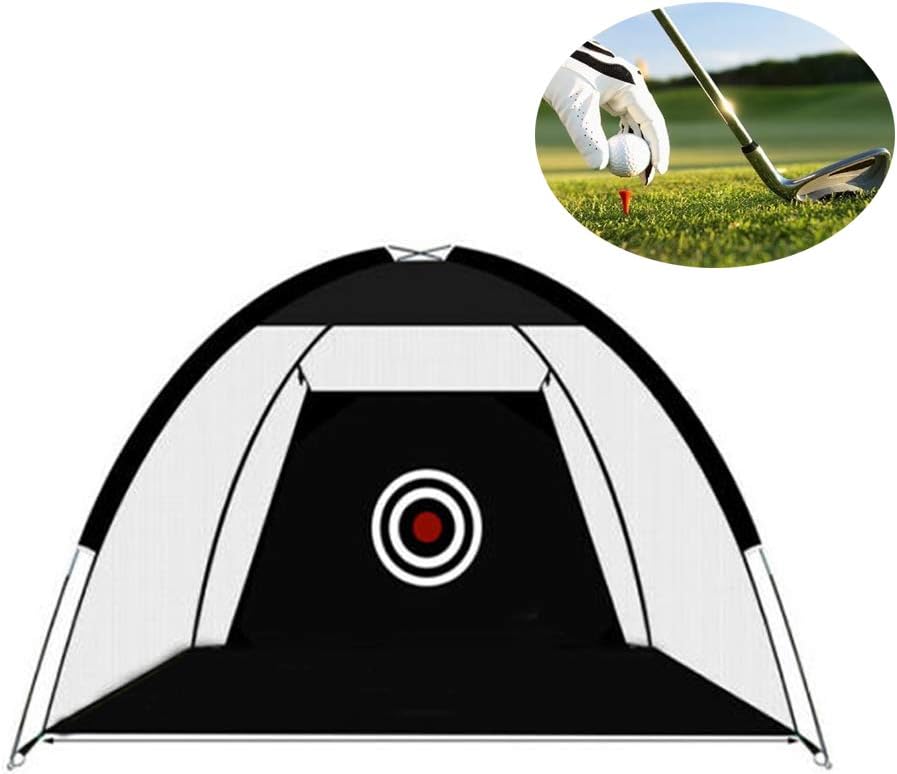 Hezhu Golf Hitting Driving Net Outdoor Portable Foldable Golf Practice Net Cage Indoor Garden Trainer