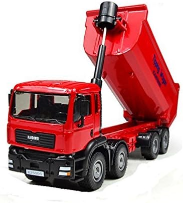 Mini Butterball 1:50 Die-cast Dumper Truck Metal Simulation Car Vehicle Model Tipping Wagon Transport Car Pull Back Lorry Freight Car Model Kids Gift