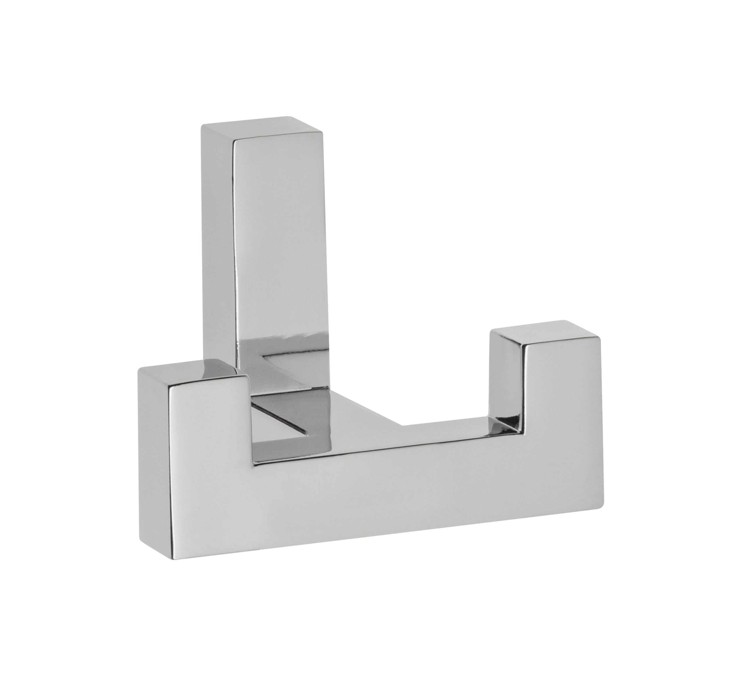 Colorful Double Hat Coat Hanger Hook Door Wall Bath - Chrome