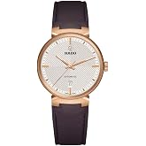 Rado - Florence Open Heart - Unisex Automatic Swiss Watch - 39mm Silver-White Dial - Brown Leather Bracelet - R48905015