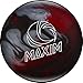 Ebonite Maxim Captain Odyssey Bowling Ball, Red/Silver/Black Cherry, 10 lb