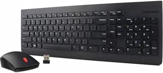 Amazon Com Lenovo 4x30m39482 Essential Wireless Keyboard And Mouse Combo La Spanish 171 W O Battery Computers Accessories