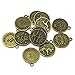Round Zodiac Sign Charms 12 Constellation Pendants Beads DIY for Necklace Bracelet Jewelry Making and Crafting, JIALEEY 12 PCS Antique Bronze