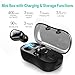 Syllable Wireless Earbuds,Wireless Headphones Bluetooth Headset Wireless Earphones IPX7 Waterproof Bluetooth 5.0 Stereo Hi-Fi Sound with Charging Case (Black)