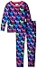 Hatley Little Girls' Thermal Ski Underwear - Graphic Deers