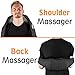 Neck Massager - Shiatsu Back Massager - Foot - Shoulder Massager With Heat, Kneading Massage - Pain Relief And Relaxing, Comfort, Eliminate Muscle Soreness & Pain - Adopter Home, Office, Car