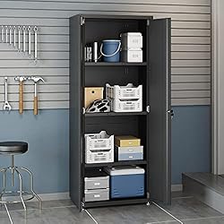 Manhattan Comfort Fortress Storage Units, Charcoal
