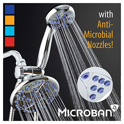 AquaDance 5547 Antimicrobial/AntiClog HighPressure 6" Rainfall Heads