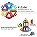 AILUKI Magnetic Blocks, 109 PCS Magnetic Building Blocks Set Strong Magnetic Stacking Blocks for Children Educational and Creative Imagination Development,All Blocks are Magnetic,No Plastic Tiles