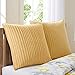 INK+IVY Camila 200TC Quilted Euro Sham, Yellow