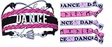 Infinity Collection Dance Gift Set- Dance Bracelet and Dance Hair Ties, Girls Dance Jewelry for Dance Recitals