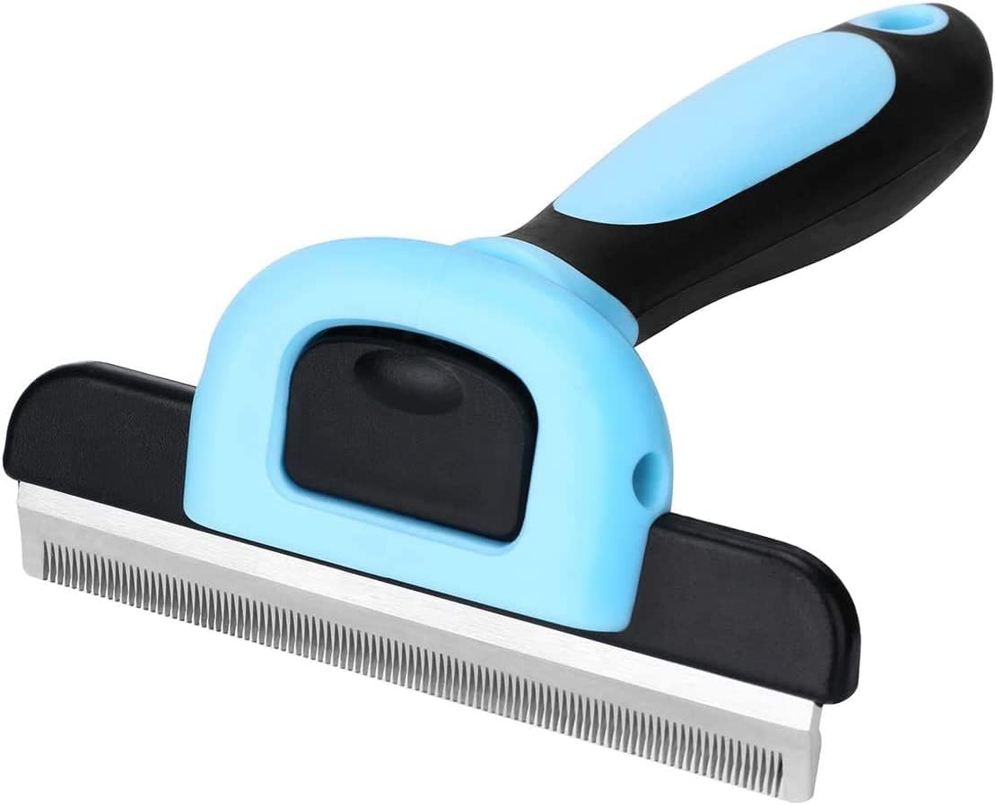 chenqi Pet Grooming Brush Deshedding Tool Dog Cat Brush Dematting Comb Removing Loose Hair Reduces Shedding In Minutes