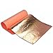 Barnabas Blattgold Genuine Copper Leaf, Loose Sheets [25 Sheets, 5.5 inch], Metal Foil Leaf for Painting, Arts and Crafts