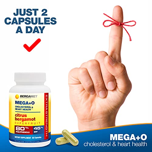 Citrus Bergamot 1200mg 80 Polyphenols Supports Heart