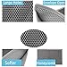 Asobeage Premium Cat Litter Mat(23”X17”) Litter Trapping Mat, Cat Litter Box Mat Scatter Control,Waterproof Double Layer Honeycomb Design,Easy Clean Washable EVA Material