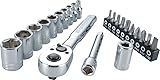 CRAFTSMAN Socket Set, Nano Metric, 1/4" Drive, 24