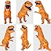 Inflatable Costumes Adult T-Rex Dinosaur Costume Blow up Fancy Dress Halloween Dino Suit (T-rex Costume)