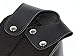 Senkauto Leather Left Right Side Saddlebag Guard Bag with Water Drink Bottle Holder for 1983-2017 Harley Electra Street Tri Glide Touring Bikes