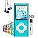 MP3 Player / MP4 Player, Hotechs MP3 Music Player with 16GB Memory SD card Slim Classic Digital LCD 1.82'' Screen MINI USB Port with FM Radio, Voice record