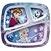 Zak Designs Disney Kids Divided Plates, Frozen Girl (FZNC-0010)