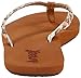 Reef Women's Twisted Stars Flip Flop, Tan/Champagne, 8 M US