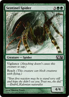 Magic: the Gathering - Sentinel Spider (189) - Magic 2013
