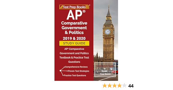 Amazon Com Ap Comparative Government And Politics 2019 2020 Study Guide Ap Comparative Government And Politics Textbook Practice Test Questions Ebook Test Prep Books Kindle Store
