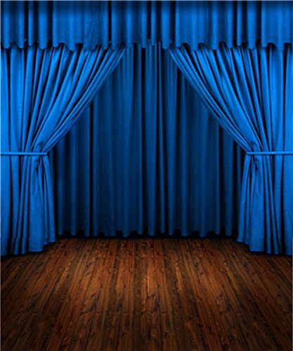 Wedding Photography Stage Background Blue Curtain For Wedding Background Backdrop