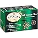 Twinings Christmas Black Tea Individually Wrapped Bags, 20 Count (Pack of 6), Aromatic Cinnamon & Clove, Caffeinated, Enjoy Hot or Iced, 120 Teabags