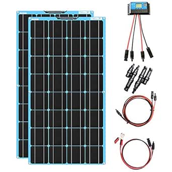 XINPUGUANG 200W kit de Panel Solar 2pcs 100w módulo monocristalino ...