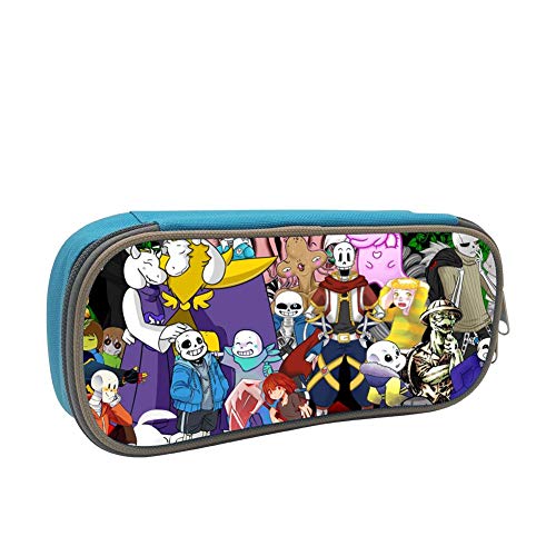KEITH WRIGHT Zipper Pencil Case Unde-rtale Fashion Printed Pen Bags Students Pencil Holders Back to School Gift