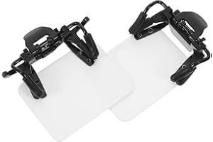 LOORGVEL 2pcs Shooting Glasses Blinder Patch Adjustable Occluder Clip for Archery and Shooting Glare