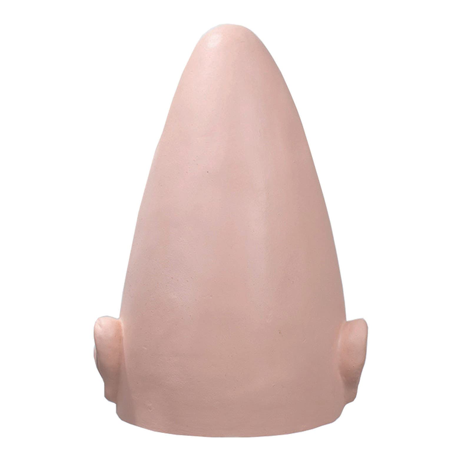 Alien Bald Head Thick Skin Egg Shaped Hairless Fake Skull Wig Cap Fancy Dress Costume Cosplay Hat For Halloween Party