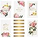 Heidi Swapp 6 Piece Large Memory Planner Dividers with Gold Foil Finishing, Clear