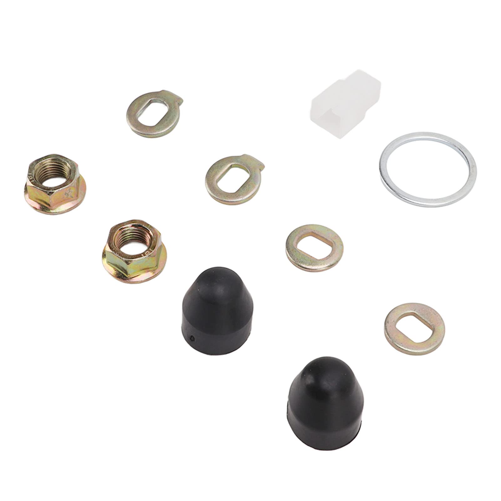RiToEasysports Hub Motor Nuts Kit, Steel Hub Motor M14 Nuts Washer Kit with 14mm Shaft for Electric Bikes Scooters Ride