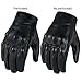 Full finger Goat Skin Leather Touch Screen Motorcycle Gloves Men/Women S,M,L,XL,XXL (Perforated, XXL)