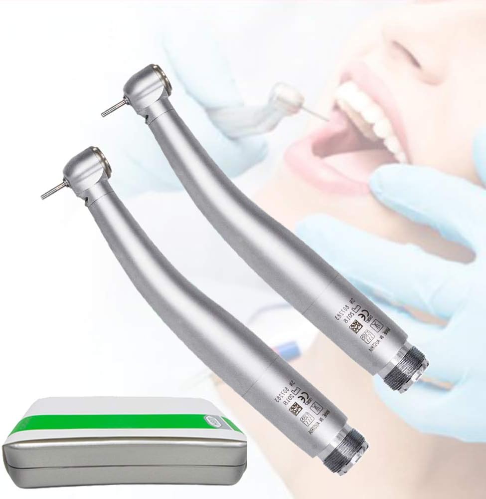 W&H E Generator Push Button Fiber Optic kit LED Air Hand Kit 2H (2 PACK)