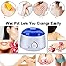 Portable Electric Hair Removal Hot Waxing Kit,Mini Pro Waxing Kit,Student Starter Kit,Warmer Salon Spa Beauty Equipment for Hard Strip Waxing,for Girls,Women and Men