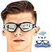 GAOGE Anti Fog UV Protection Clear Swimming Goggles Bundle with Nose Clip, Ear Plugs and Protection Case