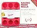 Grazia G-3002 PREMIUM Silicone 12-Cup Muffin Pan, Red