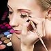 Qivange Unicorn Makeup Brushes, Professional Makeup Brush Set Foundation Powder Eyeshadow Blending with Stylish Handle Colorful Synthetic Bristles(10 PCS, Gold)