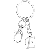 PATIKIL Initial Letter Keychain, Key Chain DIY Pendant Key Ring Bags Backpacks Decor for Men Women Party Gifts Favors