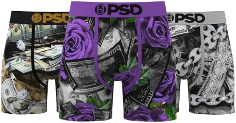 Ethika Men's Staple Boxer Brief, 4-Way Stretch with Signature