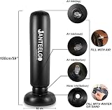 JANTEELGO 59 Inch Kids Inflatable Punching Bag with Gloves Boxing Set view 5