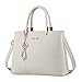 SUNROLAN Women's Top Handle Satchel Handbags Shoulder Bag Messenger Tote Bag Purse PU Leather