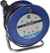 Masterplug Four Socket 30m Open Cable Reel Heavy Duty with Thermal Cut-Out view 2