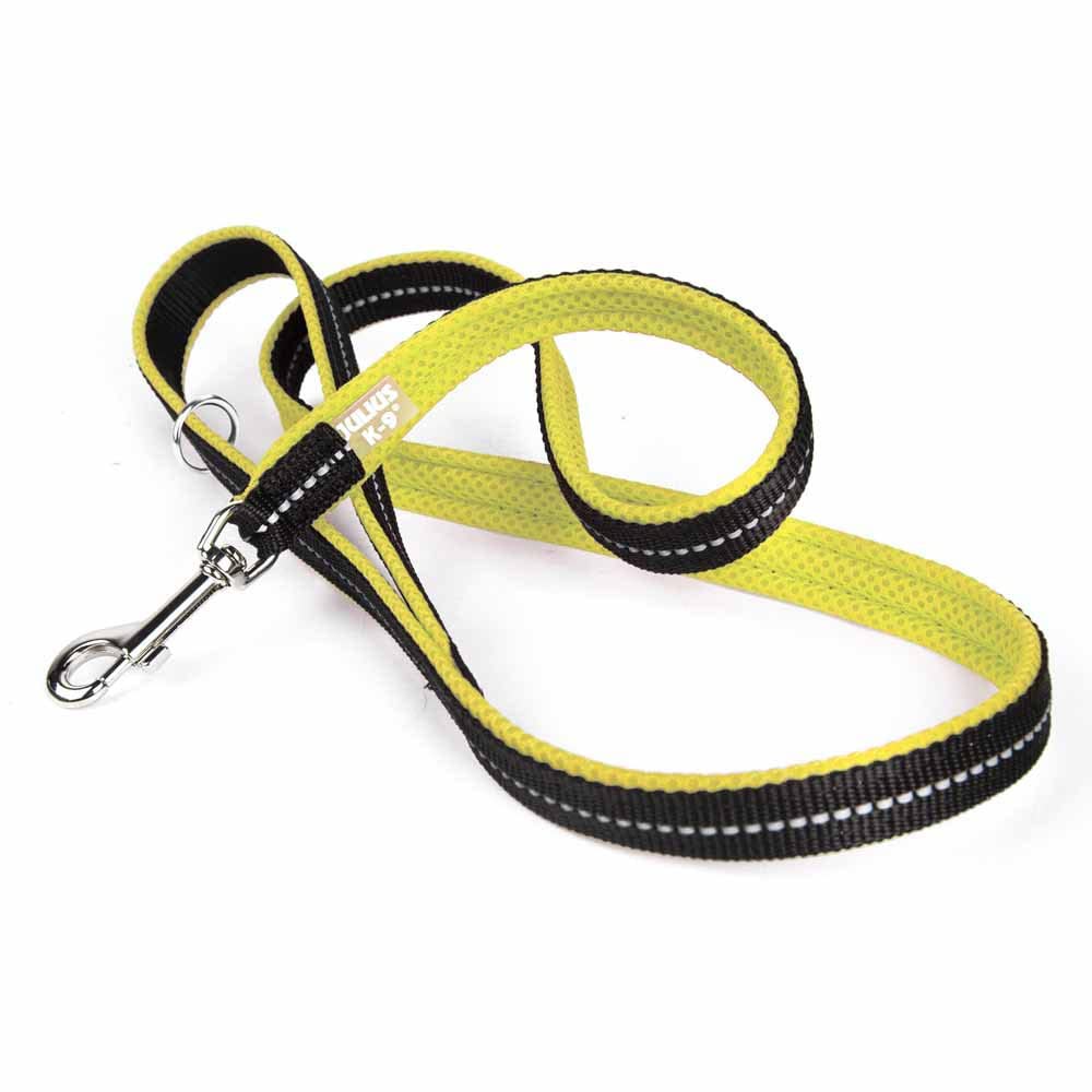 IDC Powair Leash, Size: 1,2 m with Handle and Small Carabiner, Neon