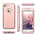 iPhone 7 Case, WeLoveCase Shockproof Armor Defender Case High Impact Heavy Duty Hard PC Outer Shell with Inner Soft Rubber 3 in 1 Hybrid Full-body Protective Cover for iPhone 7 (2016) 4.7