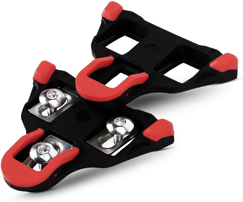 Indoor Cycling & Road Bike Bicycle Cleat SetRed Neworld Bike Cleats