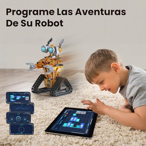 Sillbird Remote Control Robot Building Kit, Gifts for Kids 8-12, Robotic Coding Toys Set for Kids and Teens - 3 in 1 Buildable Model with 468 Pieces